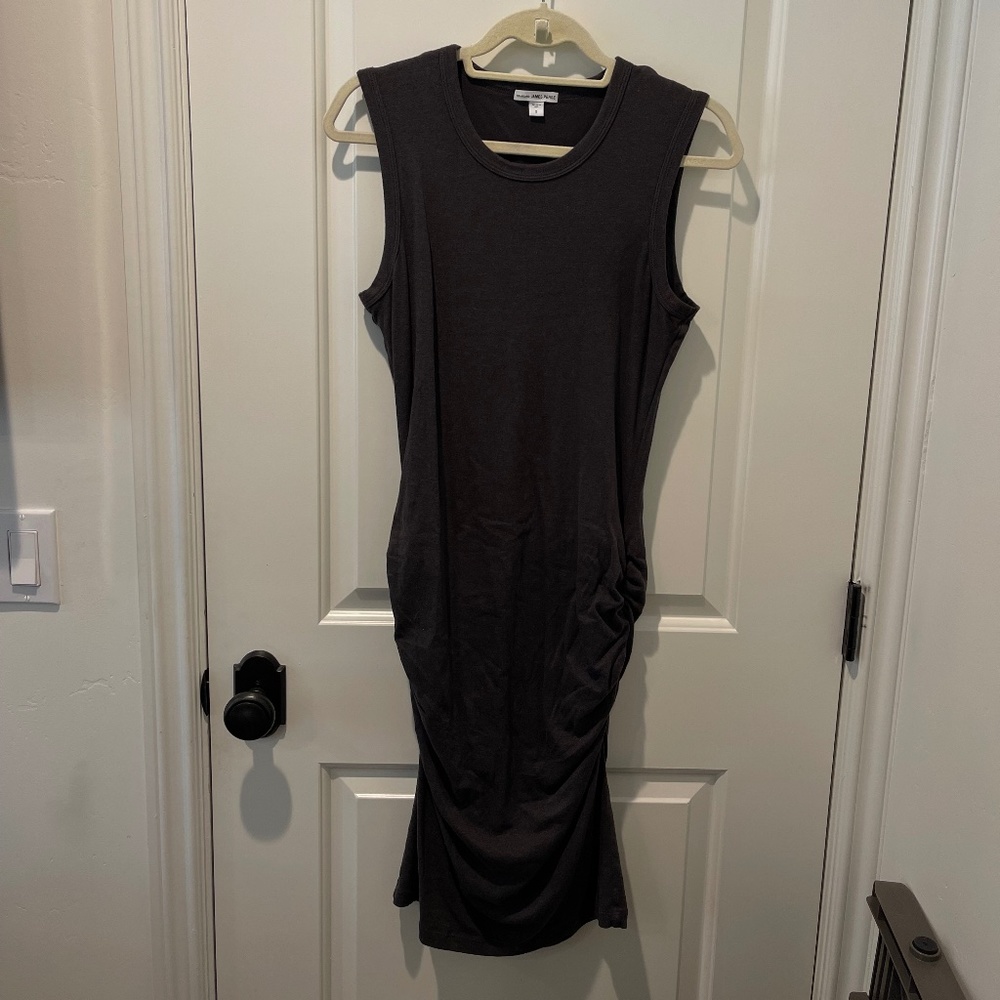 James Perse Grey Sinched Dress